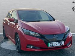 Red Used 2022 Nissan Leaf Acenta Hatchback | £10,439 (Fair price)