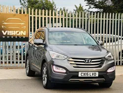 Silver Used 2015 Hyundai Santa Fe Premium SUV | £8,195 (Fair price)