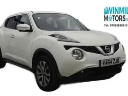 White Used 2015 Nissan Juke Tekna SUV | £3,595 (Fair price)