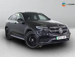 Black Used 2022 Mercedes EQC400 AMG line SUV | £29,656 (A bit pricey)