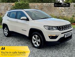 White Used 2019 Jeep Compass Longitude SUV | £9,995 (Fair price)