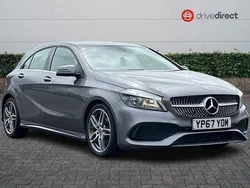 Grey Used 2017 Mercedes A200 AMG line Hatchback | £12,398 (Fair price)