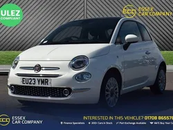 White Used 2023 Fiat 500 S Hatchback | £9,420 (Fair price)