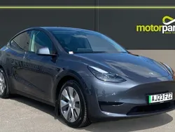 Grey metallic Used 2023 Tesla Model Y SUV | £26,000 (Good price)