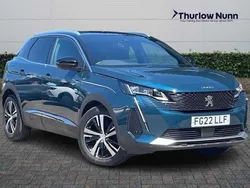 Blue Used 2022 Peugeot 3008 GTi Estate | £17,799 (Fair price)