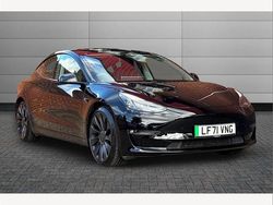 Black Used 2021 Tesla Model 3 Performance Sedan | £21,795 (Fair price)