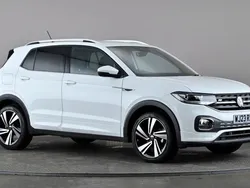 White Used 2023 VW T-Cross R-line SUV | £20,298 (Fair price)
