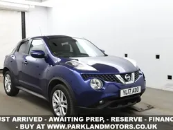 Blue Used 2017 Nissan Juke N-Connecta SUV | £8,295 (Fair price)