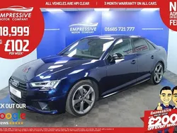 Blue Used 2019 Audi A4 Black Edition Sedan | £18,999 (A bit pricey)