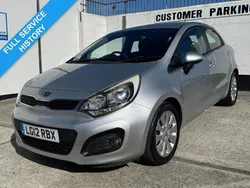 Silver Used 2012 Kia Rio 2 Hatchback | £3,495 (Expensive)