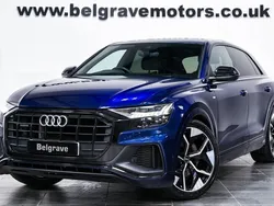 Blue Used 2022 Audi Q8 Black Edition SUV | £50,980 (Fair price)