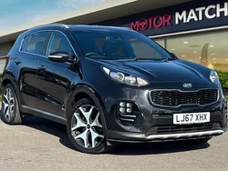 Black Used 2017 Kia Sportage GT-Line SUV | £12,500 (Fair price)