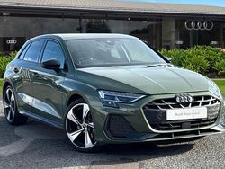 Green Used 2025 Audi A3 Black Edition Hatchback | £30,490 (Expensive)