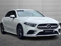 White Used 2021 Mercedes A180 AMG line Hatchback | £19,250 (Fair price)