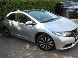 Silver Used 2014 Honda Civic SR Hatchback | £8,800 (Fair price)