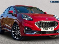 Fantastic red (exclusive paint) Used 2023 Ford Puma Gen-E ST-Line Hatchback | £16,455 (Fair price)