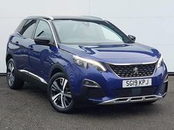 Blue Used 2019 Peugeot 3008 GT-line SUV | £11,498 (Fair price)