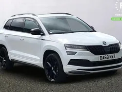 White Used 2020 Skoda Karoq SportLine SUV | £19,399 (Fair price)