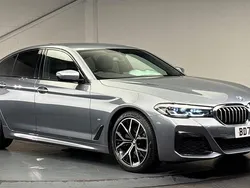 Blue Used 2021 BMW 520 M Sport | £26,000 (Fair price)