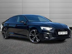 Mythos black Used 2023 Audi A5 Black Edition Coupe | £29,650 (Fair price)
