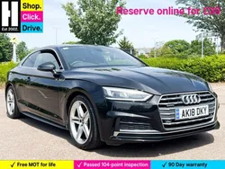 Black Used 2018 Audi A5 S-Line Coupe | £12,014 (Good price)