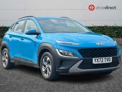 Solid dive blue Used 2022 Hyundai Kona SE SUV | £16,879 (Fair price)