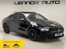 Black Used 2023 Mercedes CLA180 AMG Line Premium Plus Sedan | £26,290 (Fair price)