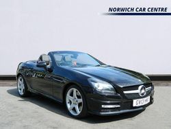 Black Used 2013 Mercedes SLK250 AMG Cabriolet | £8,495 (Fair price)