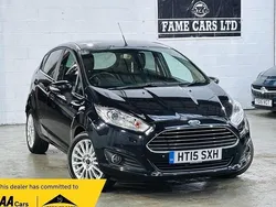 Black Used 2015 Ford Fiesta Titanium Hatchback | £4,500 (A bit pricey)