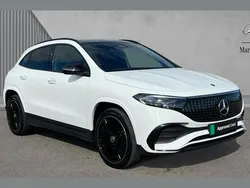 White Used 2024 Mercedes EQA250+ AMG line SUV | £34,890