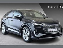 Black Used 2022 Audi Q4 Sportback e-tron S-Line SUV | £32,000 (A bit pricey)