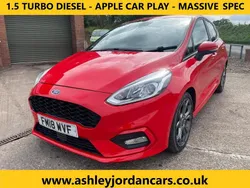 Red Used 2018 Ford Fiesta ST-Line X Hatchback | £8,999 (Fair price)
