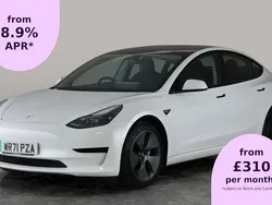 White Used 2021 Tesla Model 3 Standard Range Sedan | £19,496 (Fair price)