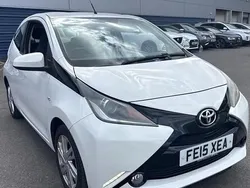 White Used 2015 Toyota Aygo x-press Hatchback | £4,895 (Fair price)