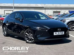 Black Used 2021 Mazda 3 Inclusive Hatchback | £16,226 (Fair price)