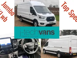 White Used 2021 Ford Transit Limited Van | £13,995 (Fair price)