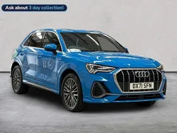 Blue Used 2021 Audi Q3 S-Line SUV | £28,128 (Fair price)