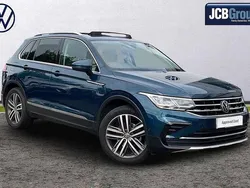 Blue Used 2022 VW Tiguan Elegance SUV | £25,995 (Fair price)