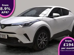 White Used 2017 Toyota C-HR SUV | £11,541 (Fair price)