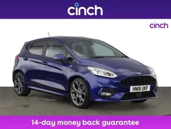 Blue Used 2018 Ford Fiesta ST-Line Hatchback | £9,949 (Fair price)