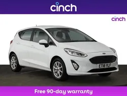 White Used 2018 Ford Fiesta Zetec Hatchback | £8,699 (Fair price)