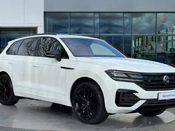 Pure white Used 2023 VW Touareg Black Edition SUV | £45,528 (Good price)