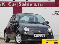 Blue Used 2010 Fiat 500 Pop Hatchback | £5,995 (Fair price)
