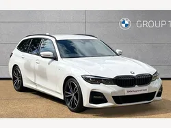 White Used 2021 BMW 320 M Sport Estate | £25,995 (A bit pricey)