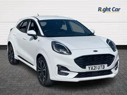 White Used 2021 Ford Puma Gen-E ST-Line SUV | £14,999 (Fair price)