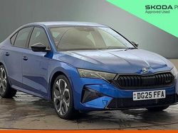 Race blue metallic Used 2025 Skoda Octavia vRS Hatchback | £32,500 (Expensive)