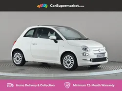 White Used 2023 Fiat 500 Hatchback | £9,497 (Fair price)