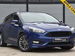 Blue Used 2017 Ford Focus ST-Line Hatchback | £8,795 (Fair price)