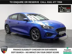 Blue Used 2020 Ford Focus ST-Line Hatchback | £12,780 (Fair price)