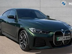 Sanremo green metallic Used 2025 BMW i4 M Sport Sedan | £40,309 (Fair price)